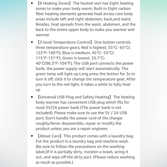 Heated Vest | Size XL - Picture 9 of 10